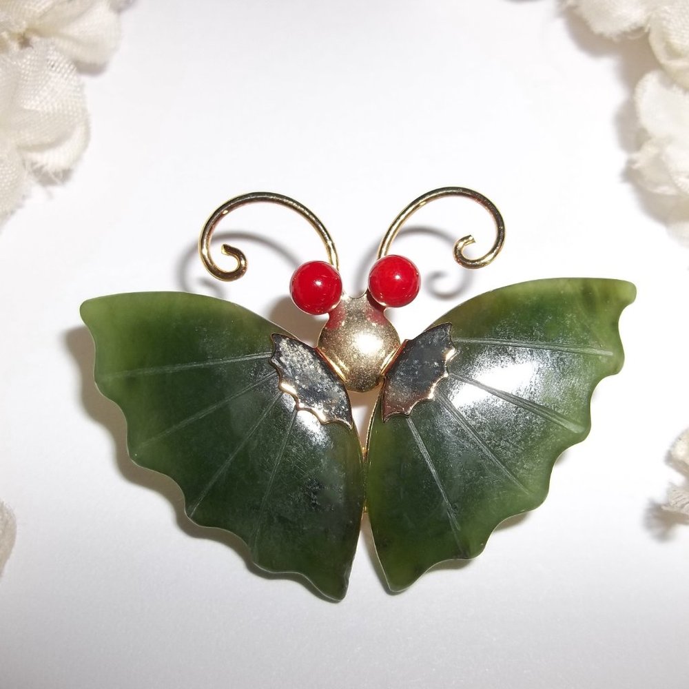 Vintage Butterfly Brooch or Pendant Charm Retro Style Jewelry Girl Woman C250 - Picture 7 of 7